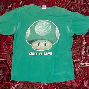 Nintendo Green Short Sleeve Tee very large
